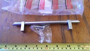 9x 124mm Dull Chrome solid steel Cupboard draw rail handle T-Bar 1200843 - Bild 1 von 1
