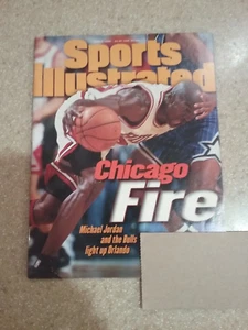 Michael Jordan Chicago Bulls Sports Illustrated 6.3.96 Chicago Fire S.I. - Bild 1 von 1