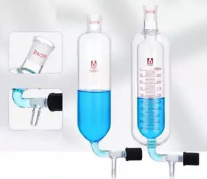 100ml-500ml Distillation Receiving Bottle with Vacuum Piston Lab Glassware - Picture 1 of 13