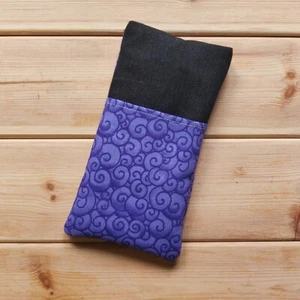 FOR ONEPLUS NORD N10 5G / 10 PRO HANDMADE PHONE CASE FABRIC AND SMALL POCKET - Picture 1 of 4