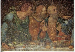Milan, Italy - S. Maria delle Grazia - The Last Supper (2nd Group on the Right) - Picture 1 of 2