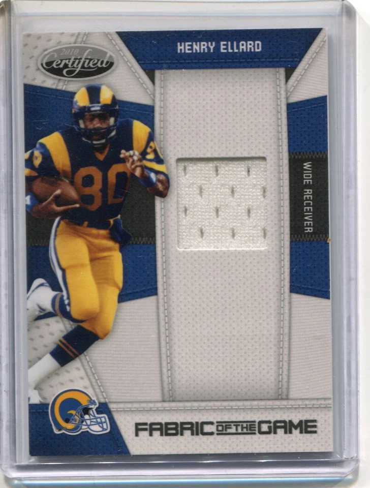 2010 Panini Certified - HENRY ELLARD - Game Worn Jersey - LOS ANGELES RAMS /250 - Image 1 of 1