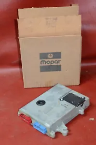NOS 1984 Dodge Chrysler Logic Module Engine Computer ECU w/Turbo Mopar 5226388 - Picture 1 of 12