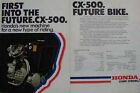 1978 Honda Cx 500 6 Page Original Motorcycle Ad Layout Cx 500