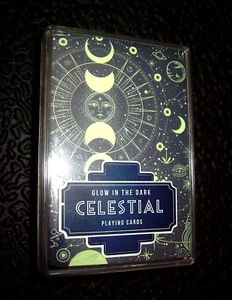 Glow in the dark CELESTIAL Playing Cards SEALED IN TIGHT CELLO BRAND NEW EDITION - Picture 1 of 1