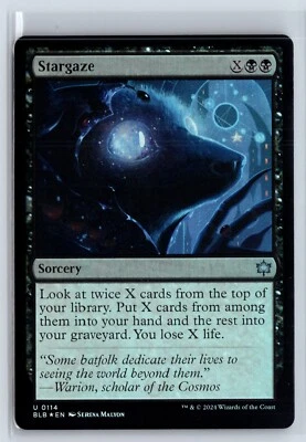 (2x) FOIL Stargaze Bloomburrow Uncommon – MTG Magic the Gathering Card - Image 1 of 2