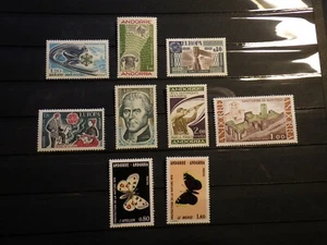 9x Timbres ANDORRE ANDORRA 1976 Annee COMPLETE Neuf ** Unused MNH ** - Picture 1 of 1
