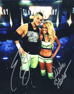 Eddie & Alisha Edwards Impact Signed Autograph 8x10 Photo w/ COA - Picture 1 of 3