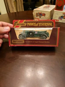 Vintage 1984 Matchbox Models Of Yesteryear 1930 4 1/2 Lt. Super Charged Bentley  - Picture 1 of 18