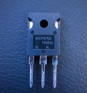 VS-80CPQ150PBF 80CPQ150 VISHAY Dual Anode Schottky Diode 150V 80A TO-247AC - Picture 1 of 4