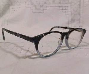 Warby Parker Virginia 327 Braun Blau Klar Schildpatt Brille Brillengestell 48 18 140  - Bild 1 von 12