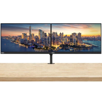 Lenovo ThinkVision T24i-20 23.8" FHD IPS WLED-Backlit 2-Pack Monitor /Desk Stand - Image 1 of 4