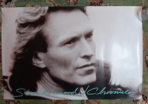 STEVE WINWOOD Chronicles, 2-sided Island promotional poster, 1987, 24x36, EX! - Picture 1 of 5