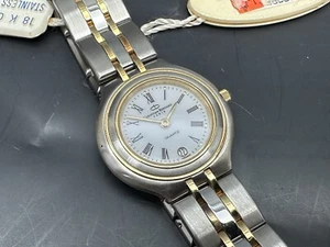NEW OLD STOCK LADIES SS/18KT GOLD CHRISTIAN BERNARD PARIS WRISTWATCH. - Picture 1 of 7