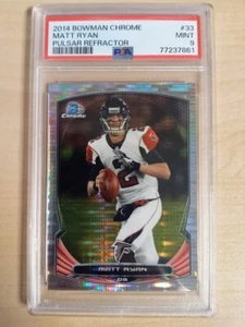 2014 Bowman Chrome Matt Ryan Pulsar Refractor #096/271 PSA 9 MINT - Picture 1 of 1