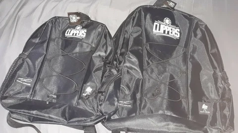 NEW 2 Los Angeles Clippers Kawhi Leonard Blk Backpack Baby2Baby Sm 13" Lg 18" Cover