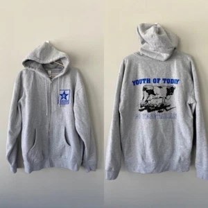 NEW Youth Of Today Full Zip Hooded Sweatshirt Hoodie Revelation Records MEDIUM - Picture 1 of 6