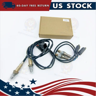 4pcs Oxygen Sensor Up+Downstream For BMW 545I 645CI 745I 745LI Alpina B7 4.4L V8 Foto 1 de 4