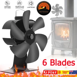 Fireplace Stove Fan for Wood Burning Log Fire Burner Heat Powered & Eco Friendly - Picture 1 of 12