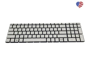 New for HP 15-dy0000 15-dy1000 15-dy2000 15t-dy200 Notebook Keyboard Silver - Picture 1 of 6