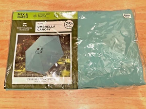 7.5 Foot Umbrella Canopy Replacement ‘Destination Summer' Bed Bath Beyond - Picture 1 of 3