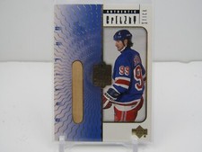 WAYNE GRETZKY 1999 UPPER DECK LIVING LEGENDS GAME USED STICK! NEW YORK RANGERS!