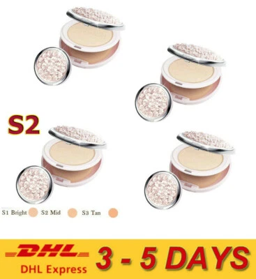4x Mistine Flowers BB Powder Foundation Clear Oil Wrinkle Prevention SPF 25PA S2 - Image 1 of 4
