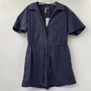 Mameluco de manga corta Sweaty Betty XS azul marino de nailon en cualquier momento NUEVO - Imagen 1 de 6
