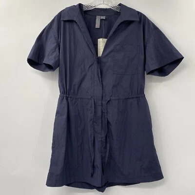 Mameluco de manga corta Sweaty Betty XS azul marino de nailon en cualquier momento NUEVO Foto 1 de 4