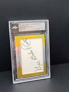 Leaf Executive Collection Cut Signatures 2017 - Mrs Babe Ruth 1 de 1 - Imagen 1 de 2