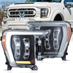Proyector Faros LED para Ford F-150 2021 2022 2023 XL/ XLT/ Lariat/ Limited - Imagen 1 de 14
