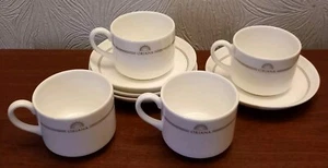 P&O Cruises Oriana Wedgewood Porzellan 4 Tassen & 4 Untertassen - Bild 1 von 6