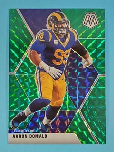 2020 Panini Mosaic GREEN Aaron Donald Los Angeles Rams #118 - Picture 1 of 2