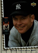 1994 Upper Deck Mantle Heroes #67 Mickey Mantle/1957 Second Consecutive/MVP