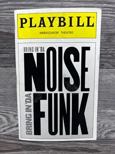 BRING IN DA NOISE BRING IN DA FUNK, PLAYBILL, APRIL 1998, AMBASSADOR THEATRE - Bild 1 von 7