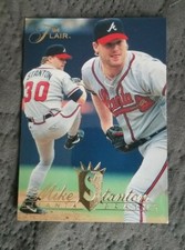 1994 Flair Atlanta Braves Baseball Card #358 Mike Stanton