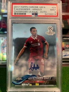 Rookie Auto Trent Alexander Arnold 2017 Topps Chrome PSA9 - Picture 1 of 2