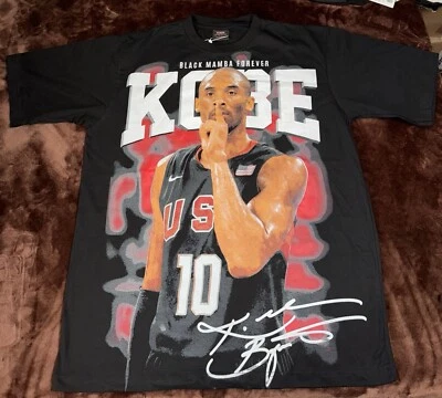 Kobe Bryant  Black Mamba 4-ever USA Basketball All Over Print Front & Back 2XL - Image 1 of 4