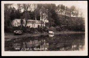 St Just In Roseland Kirche Cornwall Postkarte - Bild 1 von 2