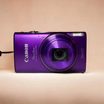 Canon PowerShot ELPH 360 Digital Camera HS 12X Optical Zoom Fast Shipping - Image 1 of 4