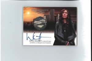 Lena Headey Auto GAME OF THRONES  300 DREDD Costume Autograph Mortal Instruments