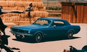 Ford Mustang 1968 Coupe Werk Pressefoto - Bild 1 von 1
