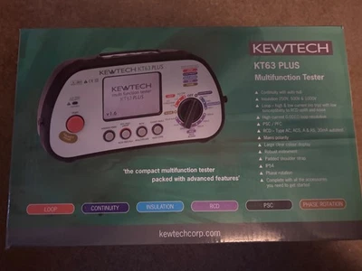 Kewtech KT63 Plus Multifunction Tester - Image 1 of 4
