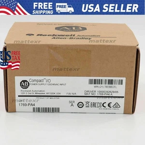 New AB 1769-PA4 SER A CompactLogix Power Supply Module 1769PA4 US Free Tax - Picture 1 of 3