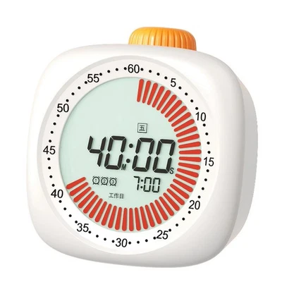  Rotary Timer  Silent Visual Analog Timer for Kids and Adults Alert Hour8393 - Image 1 of 4