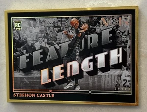 2024-25 Panini Noir - Longitud característica Marco dorado Castillo de Stephon #267/8 (RC) - Imagen 1 de 2