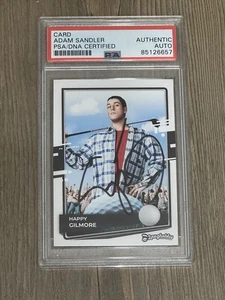 CARTOLINA ADAM SANDLER FIRMATA HAPPY GILMORE RIDEVOLE PSA DNA COA AUTOGRAFO LASTRATO - Foto 1 di 2