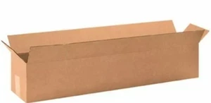 25 -20 x 6 x 3.5 Corrugated Shipping Boxes Packing Storage Cartons Cardboard Box - Picture 1 of 1