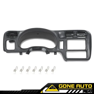 Fit For 98-05 Chevy S10 Blazer Jimmy Sonoma Dash Radio Cluster Bezel  Double Din - Изображение 1 из 4