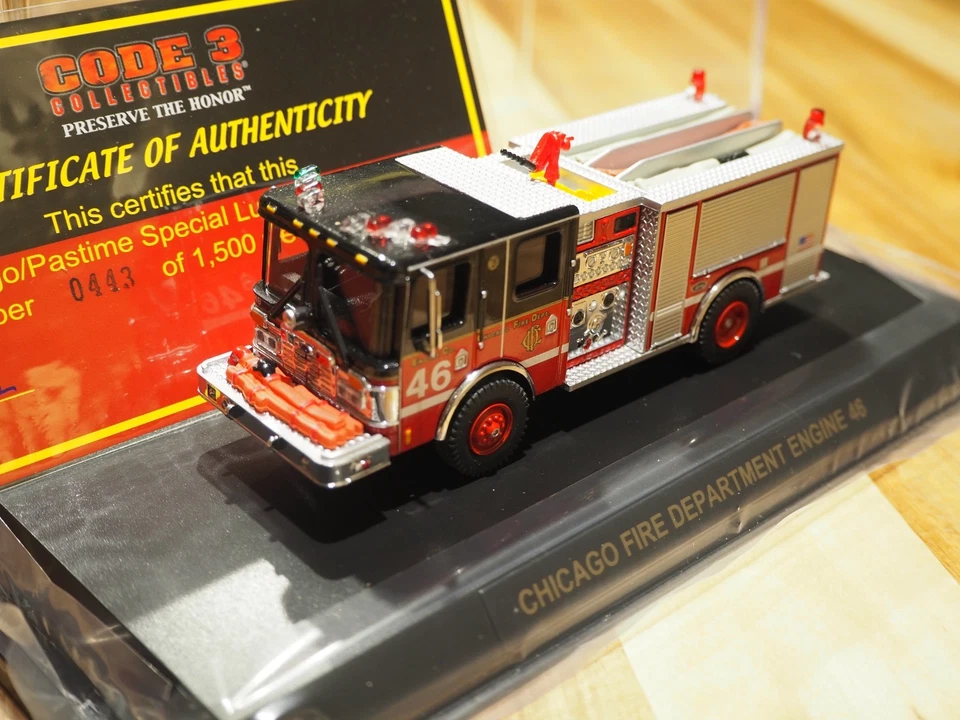 Code 3 CFD 1:64 Limited Edt. Chicago Luverne Pumper Engine Co. 46 - Bild 1 von 4